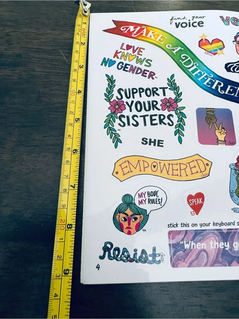 Feminist Female Empowered Stickers
